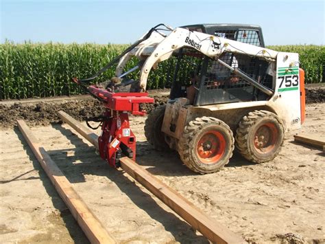 ez spotter skid steer attachment|ez spot ur pole setter.